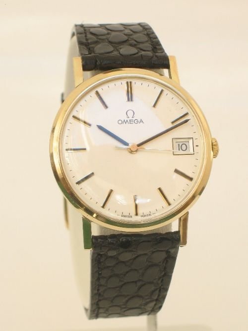 fig 2. OUTSTANDING 9CT SOLID GOLD OMEGA GENTLEMENS WRISTWATCH