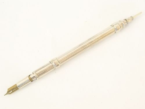 fig 1. SAMPSON MORDAN SILVER COMBINATION PROPELLING PENCIL INK PEN