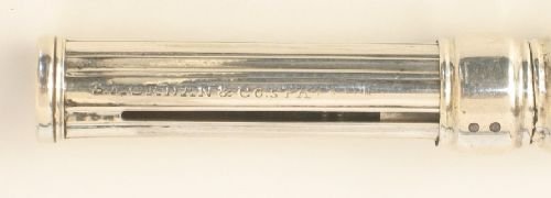 fig 2. SAMPSON MORDAN SILVER COMBINATION PROPELLING PENCIL INK PEN