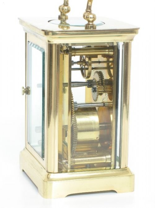 fig 2. EARLY VICTORIAN GILT CARRIAGE CLOCK C1850