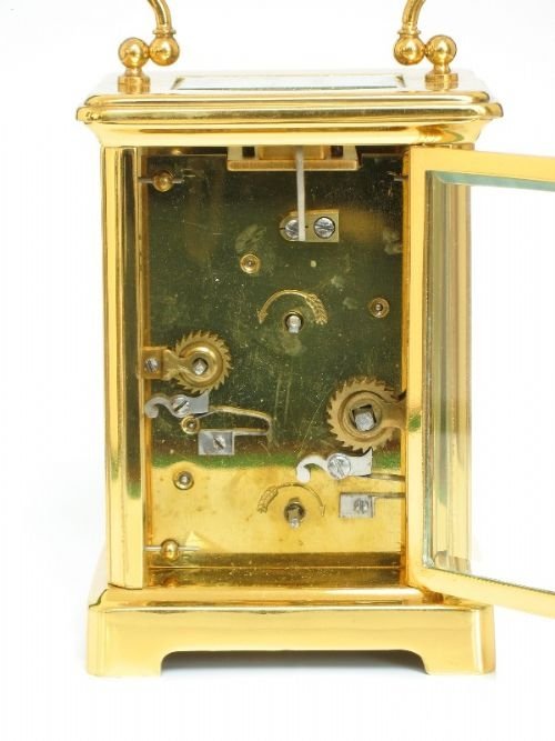 fig 3. BEAUTIFUL VICTORIAN CARRIAGE ALARM CLOCK C1890