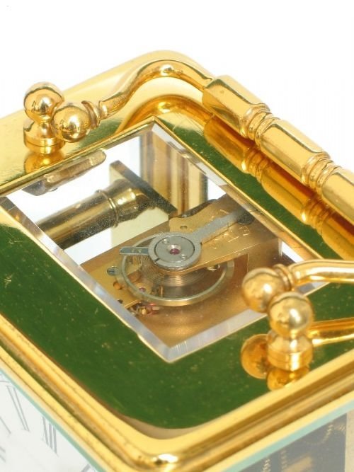 fig 4. BEAUTIFUL VICTORIAN CARRIAGE ALARM CLOCK C1890