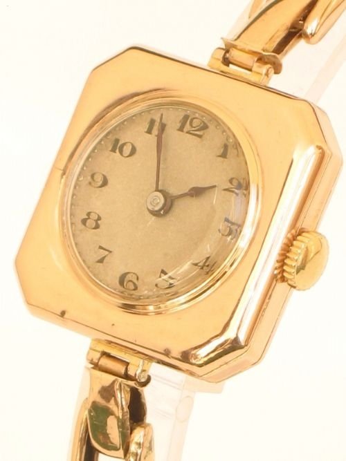 fig 2. BEAUTIFUL LADIES ROLEX ART DECO SOLID 9ct ROSE GOLD WRISTWATCH C1920
