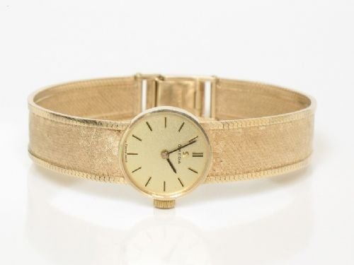 fig 2. BEAUTIFUL LADIES SOLID 9CT GOLD OMEGA COCTAIL WATCH C1960
