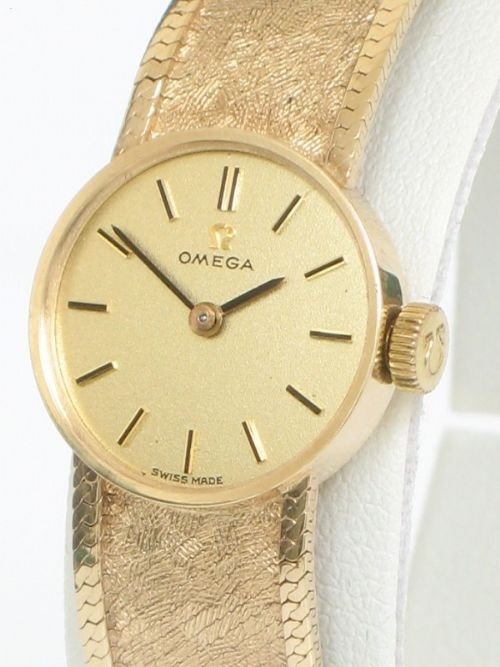 fig 3. BEAUTIFUL LADIES SOLID 9CT GOLD OMEGA COCTAIL WATCH C1960