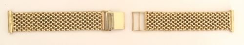 fig 1. SUPERB SOLID 9CT GOLD GENTLEMENS WATCH BRACELET