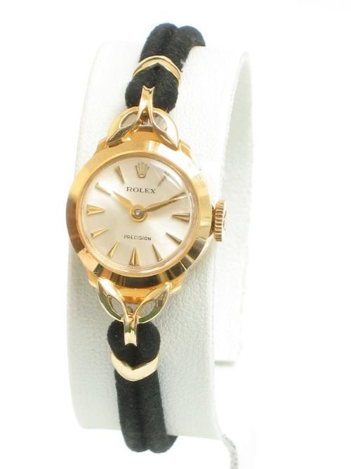 fig 1. EXQUISITE 18CT ROLEX PRECISION LADIES COCKTAIL WATCH