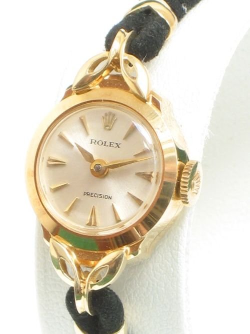 fig 2. EXQUISITE 18CT ROLEX PRECISION LADIES COCKTAIL WATCH