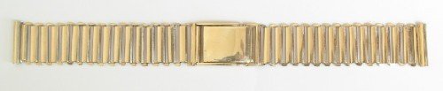 Solid 9ct Gold Mens Watch Bracelet C1960