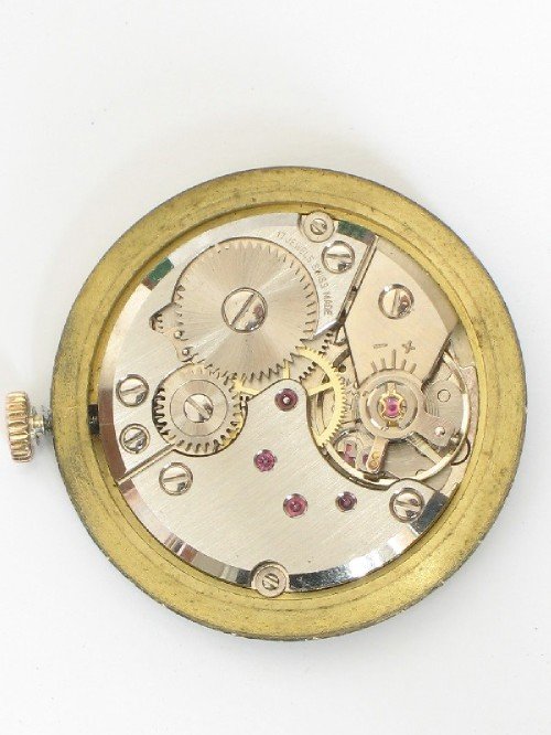 fig 3. SUPERB SOLID 9CT GOLD GARRARD MENS WATCH