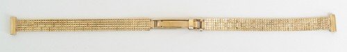 Solid 9ct Gold Ladies Watch Bracelet Strap C1960