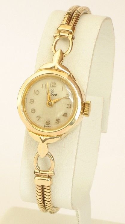 Exqusite 9ct Ladies Rolex Tudor Cocktail Watch C1960
