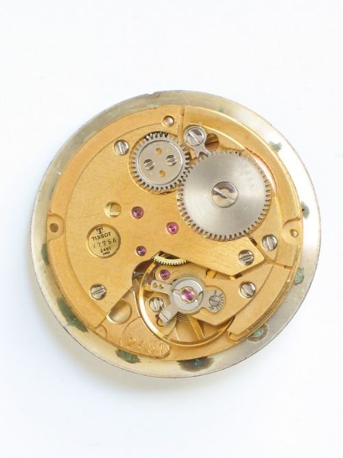 fig 3. SUPERB SOLID 9CT GOLD TISSOT SEASTAR SEVEN MENS WATCH C1960