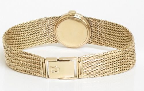 fig 2. STUNNING SOLID 9CT GOLD LADIES OMEGA COCKTAIL WATCH