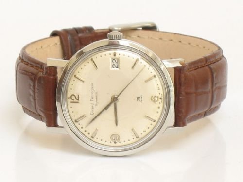 fig 1. GIRARD PERREGAUX GYROMATIC 39 JEWEL AUTOMATIC MENS WATCH C1960