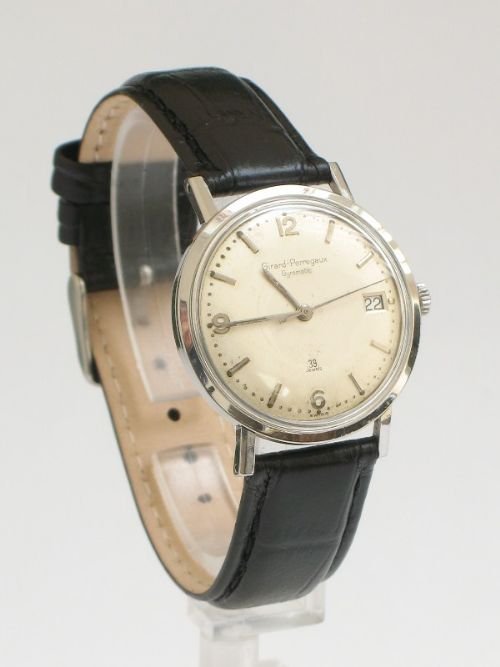 fig 3. GIRARD PERREGAUX GYROMATIC 39 JEWEL AUTOMATIC MENS WATCH C1960