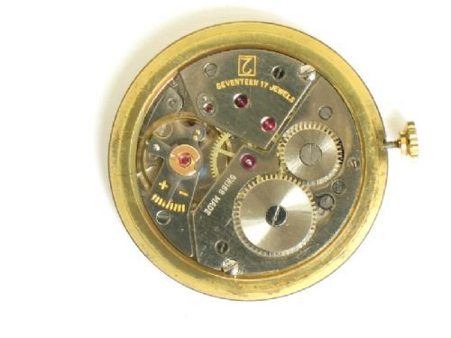fig 3. SUPERB 9CT SOLID GOLD TREBEX OVERSIZE MENS WATCH C1960