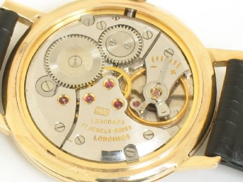 fig 3. EXCEPTIONAL SOLID 9CT GOLD LONGINES GENTLEMENS WRISTWATCH