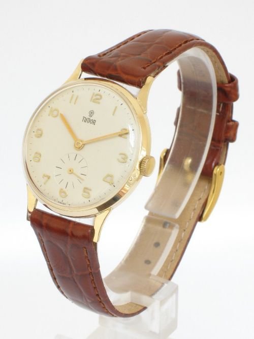 Superb Solid 9ct Gold Rolex Tudor Mens Watch
