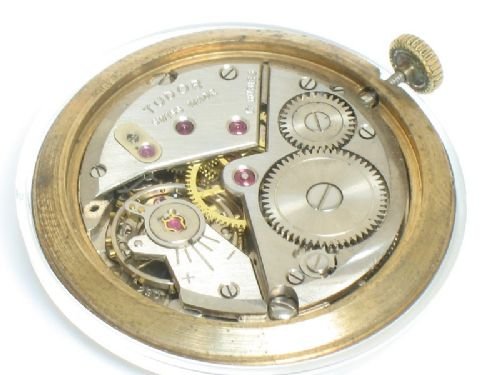 fig 3. SUPERB SOLID 9ct GOLD ROLEX TUDOR MENS WATCH