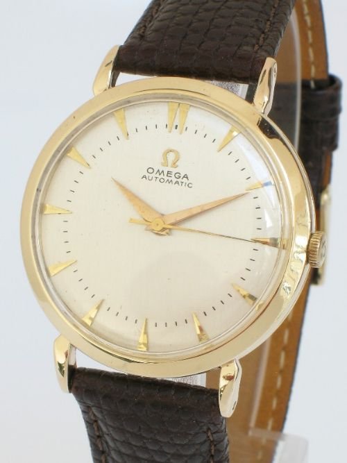 fig 1. EXCEPTIONAL OMEGA 9CT OVERSIZE GENTLEMSN WRISTWATCH C1957/58