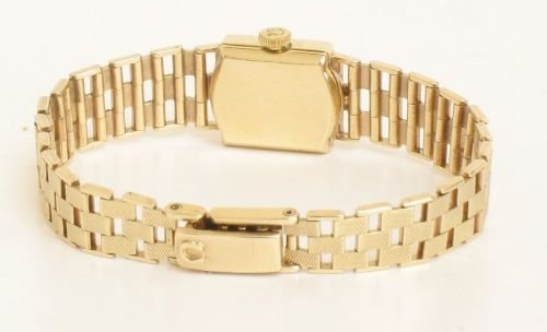 fig 2. EXQUISITE SOLID 9CT GOLD LADIES OMEGA DEVILLE WRISTWATCH