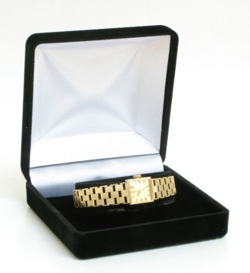 fig 4. EXQUISITE SOLID 9CT GOLD LADIES OMEGA DEVILLE WRISTWATCH