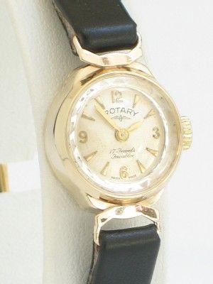fig 2. SOLID 9ct GOLD ROTARY LADIES COCTAIL WATCH 1960