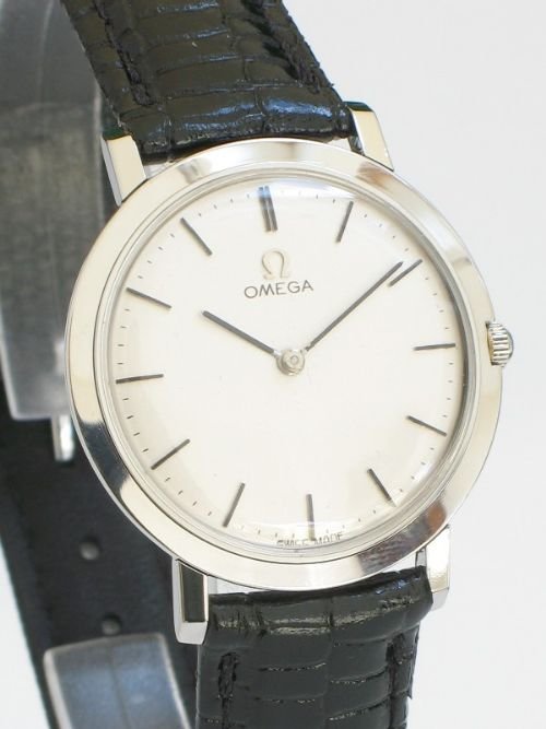 fig 1. STUNNING OMEGA DEVILLE CALIBRE 620 STAINLESS STEEL WRISTWATCH C1960
