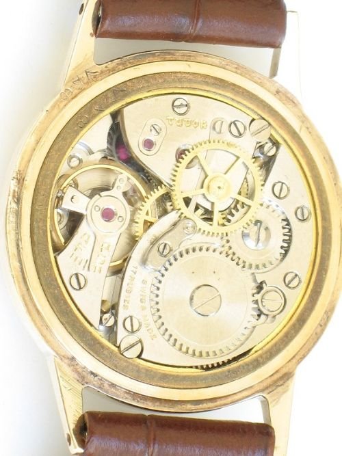 fig 4. EXCEPTIONAL SOLID 9CT GOLD ROLEX TUDOR GENTLEMENS WRISTWATCH C1952/53