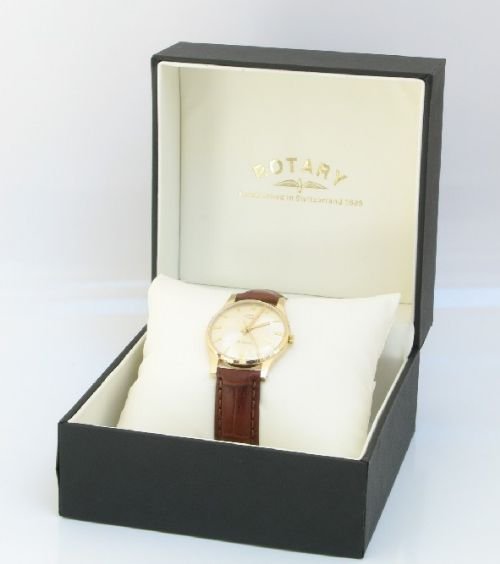 fig 4. SUPERB SOLID 9CT GOLD ROTARY GENTLEMENS WATCH C1960