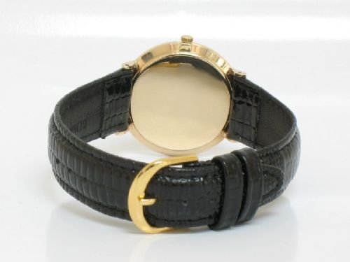 fig 2. STUNNING SOLID 9CT COLD ROTARY GENTLEMENS WRISTWATCH