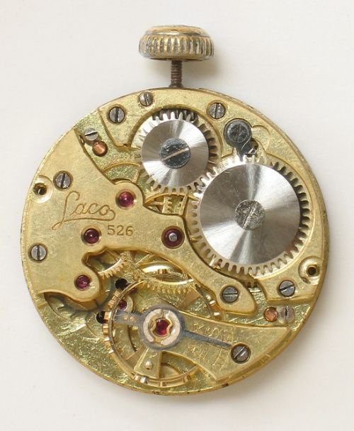 fig 3. RARE GERMAN LACO SPORT WWII NAVIGATOR MILITARY ISSUED WATCH C1942