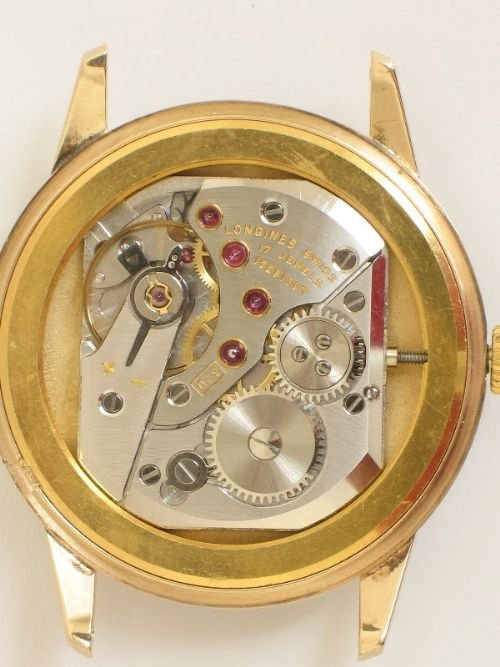 fig 3. EXCEPTIONAL LONGINES SOLID 9CT GOLD MENS WATCH c1960