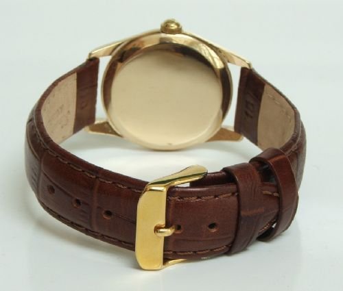 fig 2. OUTSTANDING SOLID 9CT GOLD OMEGA GENTLEMENS WRISTWATCH C1960