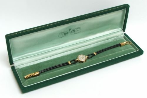 fig 3. BEAUTIFUL SOLID 18CT GOLD ROLEX ORCHID LADIES COCKTAIL WATCH C1960