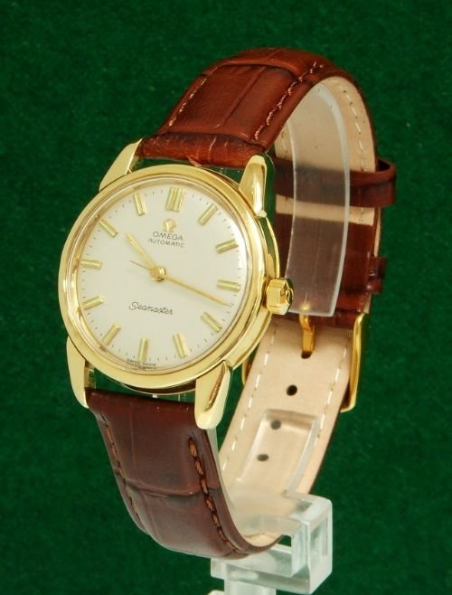 Exceptional Solid 18ct Gold Omega Seamaster Automatic Mens Watch C1960