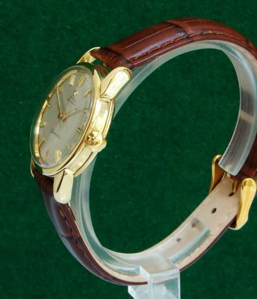 fig 3. EXCEPTIONAL SOLID 18CT GOLD OMEGA SEAMASTER AUTOMATIC MENS WATCH C1960