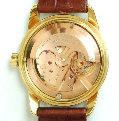 fig 4. EXCEPTIONAL SOLID 18CT GOLD OMEGA SEAMASTER AUTOMATIC MENS WATCH C1960