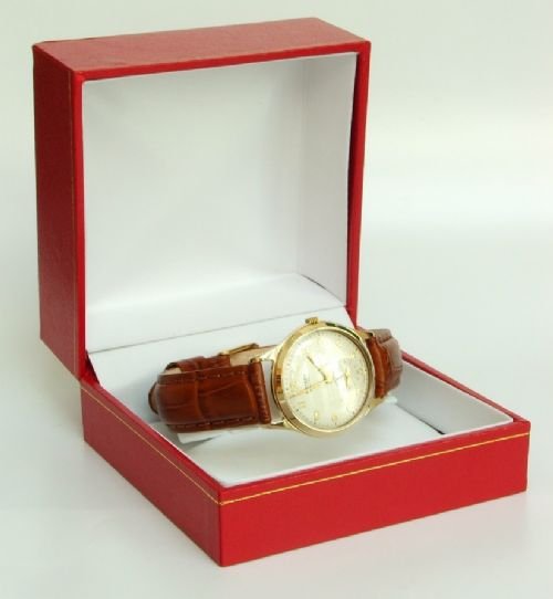 fig 4. EXCEPTIONAL SOLID 9CT GOLD ROTARY MAXIMUS MENS WATCH C1954/55