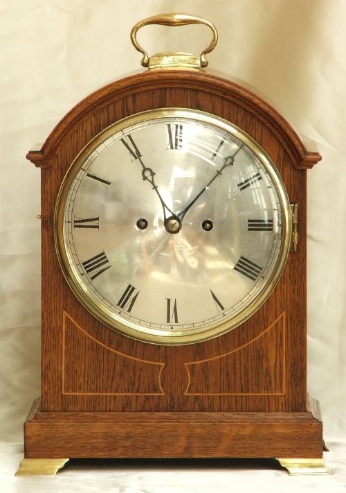 Exceptional Victorian Oak Cased Westmonster Chiming Fusee Bracket Clock C1900