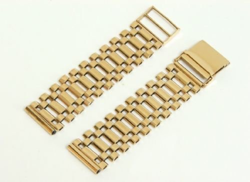 Solid 9ct Gold Mens Watch Bracelet or Strap 19g