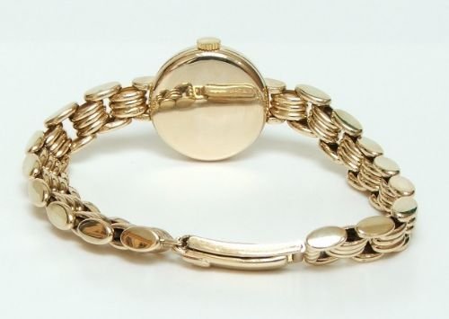 fig 2. EXQUISITE SOLID 9CT GOLD LADIES ROLEX TUDOR WATCH C1959