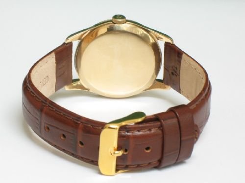 fig 2. IMMACULATE SOLID 9ct GOLD OMEGA CAL 267 MENS WATCH C1960