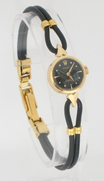 Stunning Solid 18ct Ladies Rolex Orchid Cocktail Watch C1960
