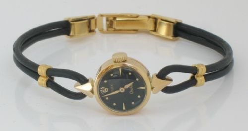 fig 1. STUNNING SOLID 18CT LADIES ROLEX ORCHID COCKTAIL WATCH C1960