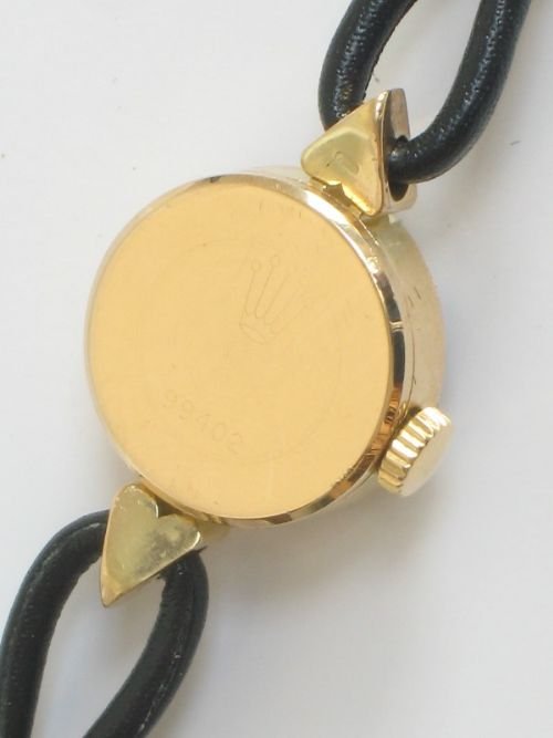 fig 3. STUNNING SOLID 18CT LADIES ROLEX ORCHID COCKTAIL WATCH C1960