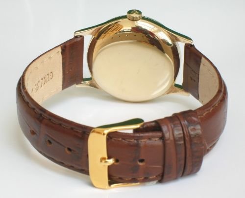 fig 3. IMMACULATE SOLID 9ct GOLD OMEGA CAL 283 MENS WATCH C1957