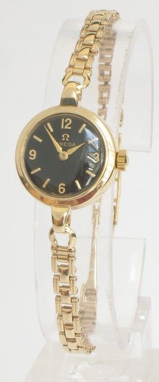 Exquisite Solid 9ct Gold Ladies Omega Cocktail Watch C1960