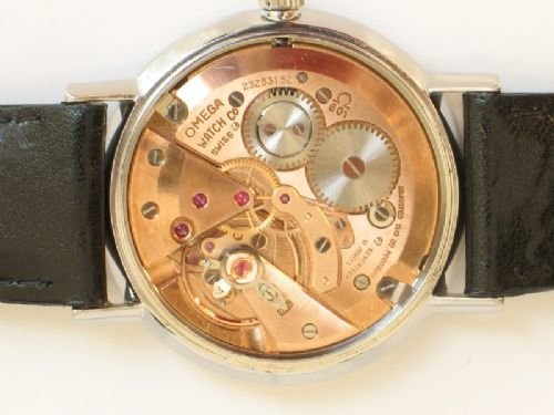 fig 3. STUNNING SOLID STAINLESS STEEL OMEGA CAL 601 MENS WATCH C1952/3